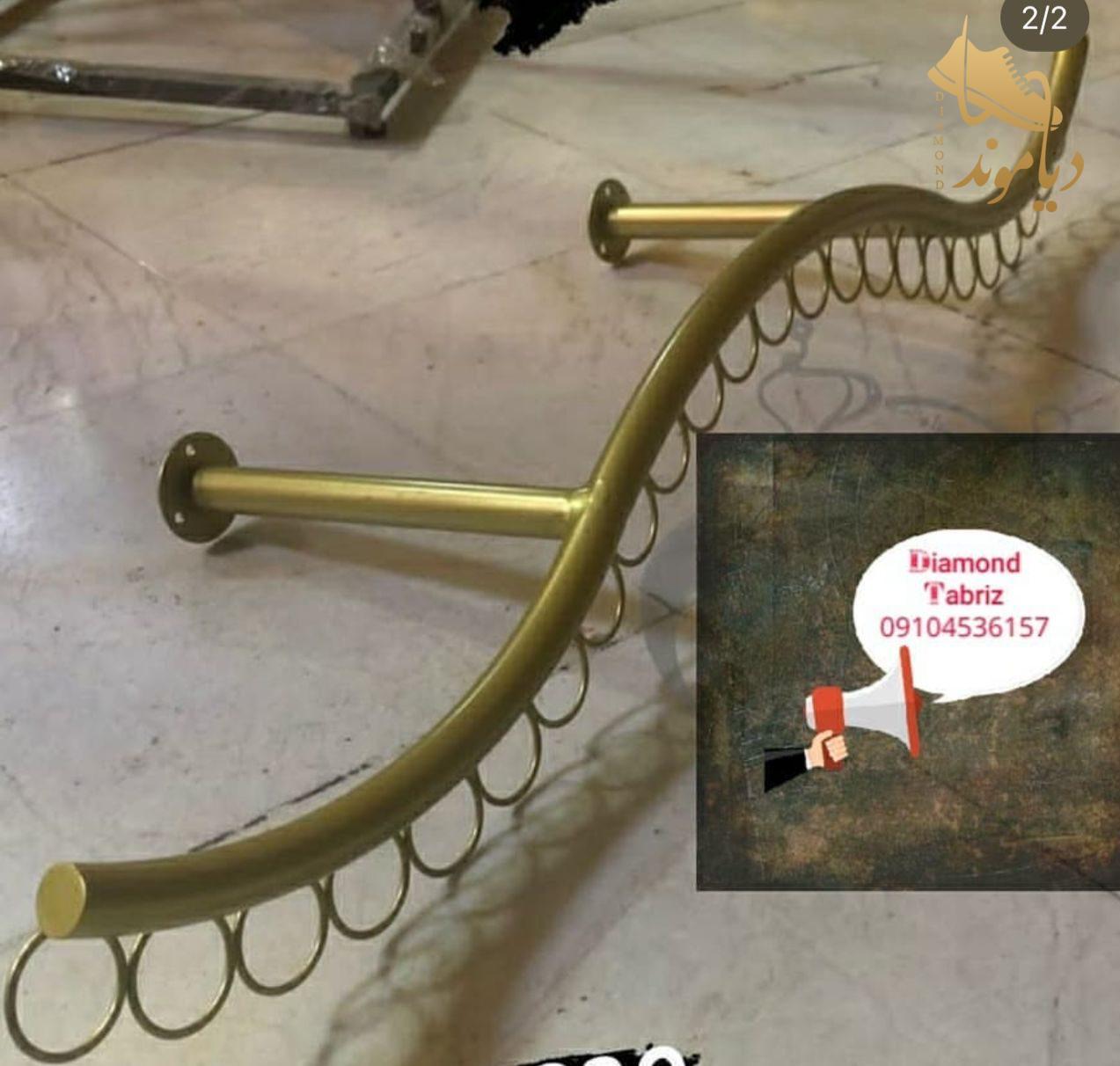 46 رگال دیوار کوب مدل ابشاری